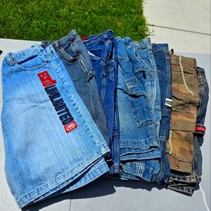 Jean shorts (assorted brands)